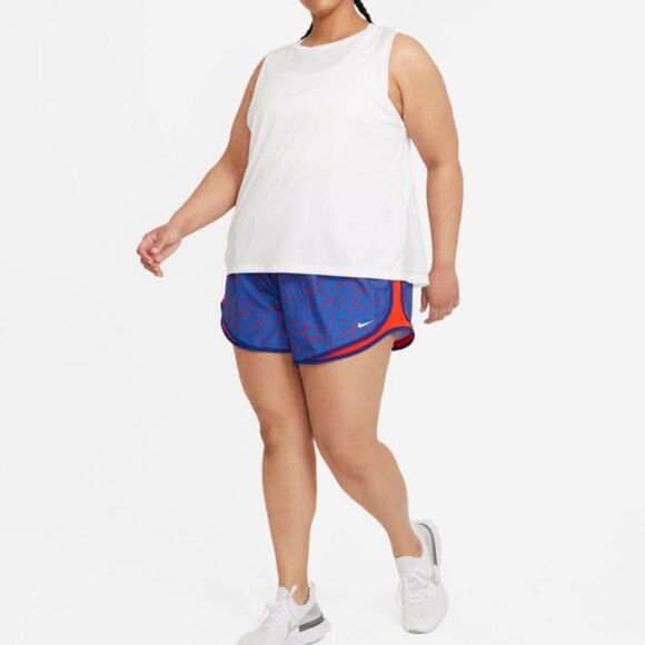 Nike Women's Standard Fit Americana Print Tempo Dri-Fit Running Shorts Size 2X - Picture 3 of 15